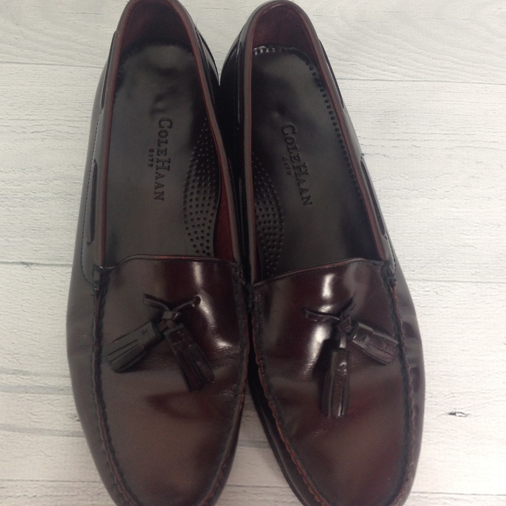 Cole Haan City Loafers slip on Tassel SZ:10M